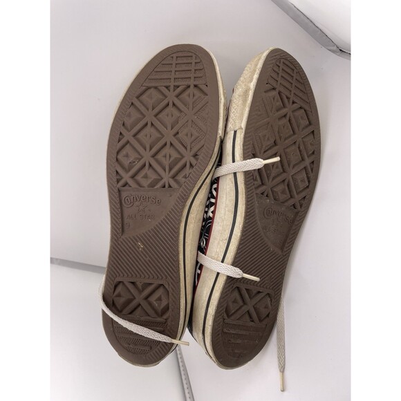 Converse Chuck Taylor Sneakers Size 9 PEACE SIGN  All Star Vintage, Early 2000s - Picture 7 of 8